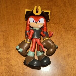 Sonic The Hedgehog Knuckles Pirate Action Figure Toy Collectible